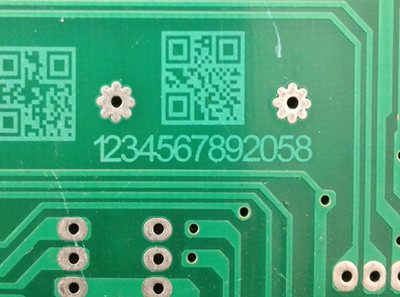 PCB線(xiàn)路板二維碼激光打標機的優(yōu)勢-【民升激光】